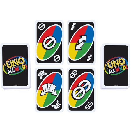 Gra karciana Mattel UNO All Wild Karty do gry 7+ HHL33