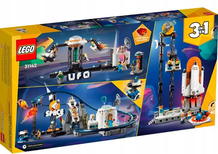 LEGO Creator 31142 Kosmiczna Kolejka Górska Karuzela Wieża Kosmos Rakieta