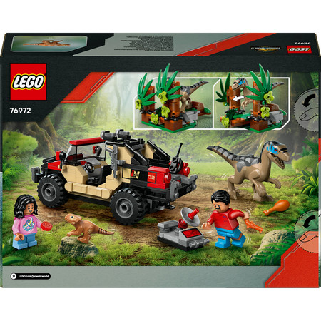 Lego Jurassic World 76972 Ucieczka Terenówką przed Raptorem Dinozaur