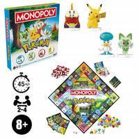 Monopoly Gra planszowa Rodzinna Strategiczna Pokemon Hasbro Gaming