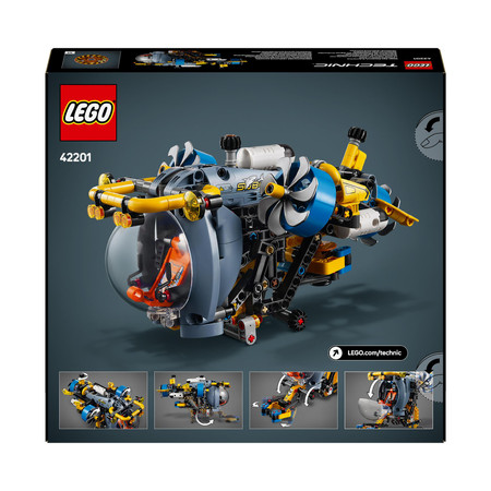 LEGO Technic 42201 Badawcza Łódź Podwodna Okręt Obrotowe Śmigła Ocean