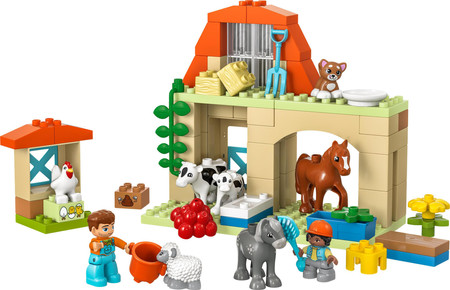 OUTLET LEGO Duplo 10416 Opieka nad zwierzętami na farmie 8 figurek zwierząt Rolnik