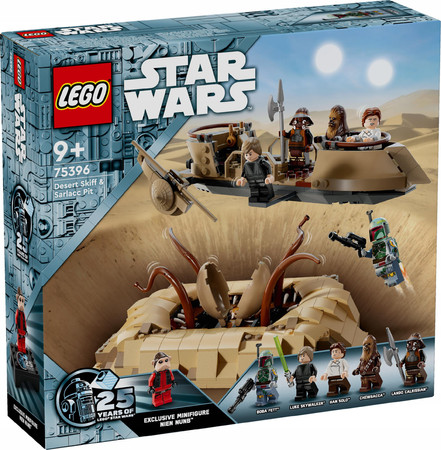 LEGO 75396 Star Wars - Pustynna barka i jama sarlacca Łódź Gwiezdne Wojny