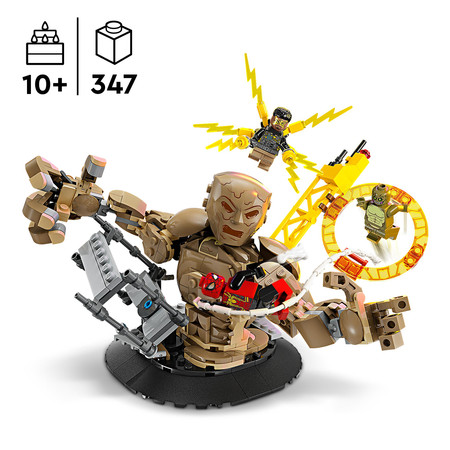 LEGO Marvel Spider-Man vs. Sandman ostateczna bitwa 76280 Electro Jaszczur