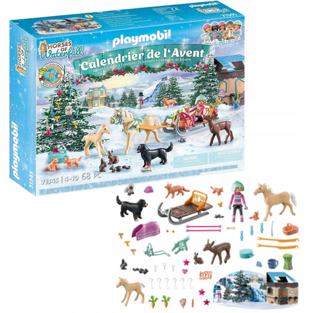 Playmobil 71345 Horse World Advent Calendar Kalendarz Adwentowy Konie