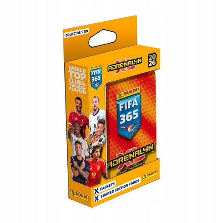 Mini puszka Fifa 365 Adrenalyn XL 2026 Panini