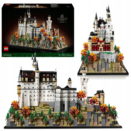 LEGO Architecture 21063 zestaw Kolekcjonerski Zamek Neuschwanstein
