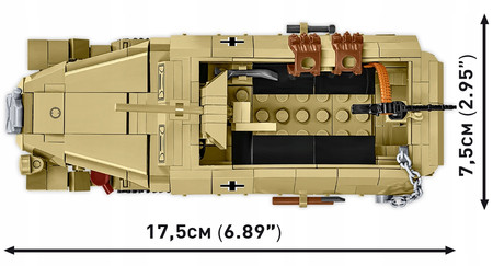 COBI HC WWII HALF-TRACK SD.KFZ.251/10 AUSF.D 500 KL. 3130