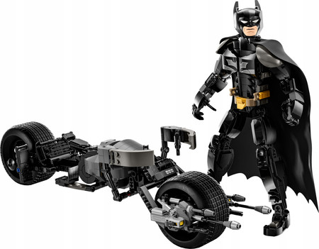 LEGO DC BATMAN 76273 FIGURKA BATMANA DO ZBUDOWANIA I BATCYKL batpod Motor