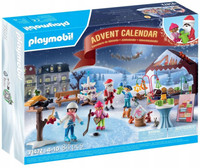 Kalendarz adwentowy 71472 Jarmark Bożonarodzeniowy Zestaw Playmobil