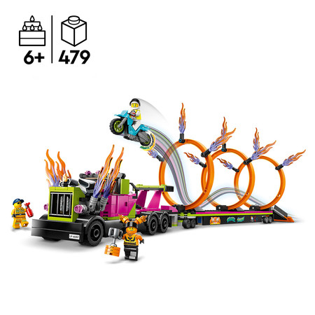 LEGO City Samochód Ciężarowy + Motor Kaskaderski