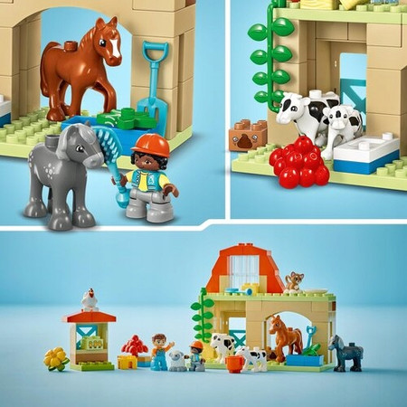 OUTLET LEGO Duplo 10416 Opieka nad zwierzętami na farmie 8 figurek zwierząt Rolnik