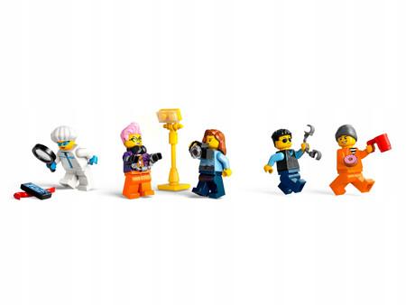 LEGO City Policja Samochód ciężarówka z laboratorium kryminalnym 60418