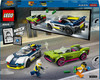 LEGO City Policja 60415 Pościg radiowozu za muscle carem 2 x Samochód Auto