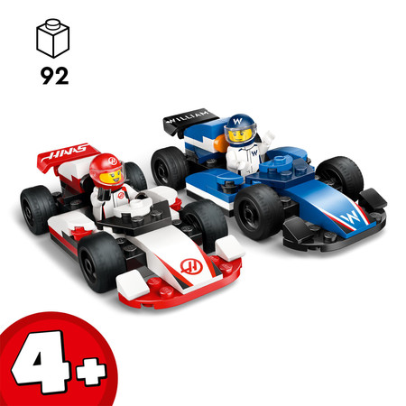 LEGO City 60464 Miasto Samochody wyścigowe Williams Racing i Haas F1