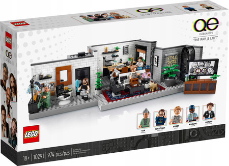 LEGO ICONS 10291 Queer Eye – Mieszkanie Fab Five