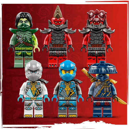 LEGO Ninjago 71841 Burzowa Wioska Dragonów Arena Walki Powstanie Smoków