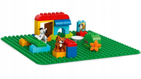 LEGO Duplo 10980 Płytka konstrukcyjna Duża Postawka Budowlana Zielona