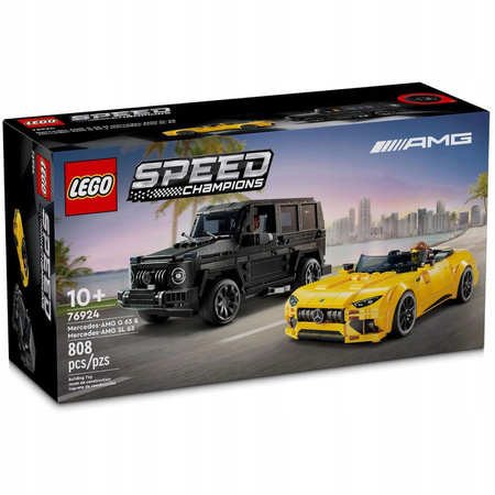 LEGO Speed 2x Samochód 76924 Mercedes-AMG G 63 i Mercedes-AMG SL 63 Auto