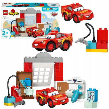 LEGO Duplo 10456 Wizyta McQueena w warsztacie Wójta Zygzak Samochód