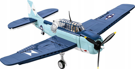 Klocki Wojskowe COBI 5752 Samolot Grumman TBF Avenger 392 El Polski Produkt