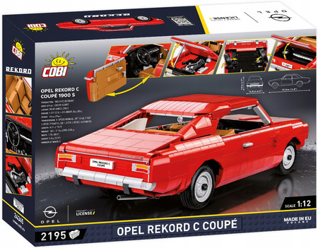 Polskie Klocki Cobi Duży Samochód Opel Rekord C 24345