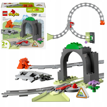 LEGO Duplo 10425 Tunel Kolejowy i Tory - Zestaw Rozszerzający