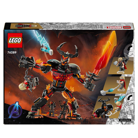 LEGO Marvel 76289 Thor Kontra Figurka Konstrukcyjna Surtura Ognisty Demon
