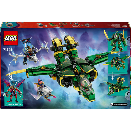 LEGO 71845 Ninjago - Odrzutowy mech Lloyda 5 minifigurek w zestawie