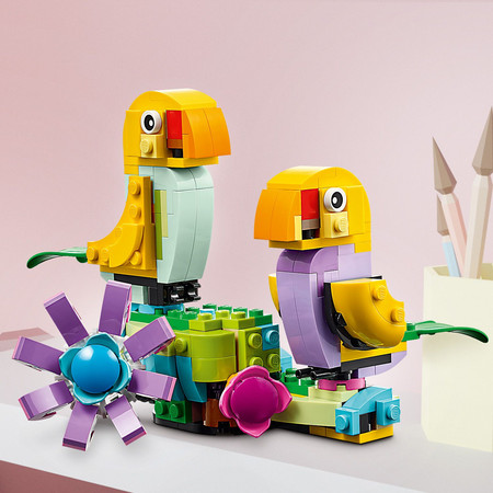 LEGO Creator 3w1 31149 Kwiaty w Konewce Żółty Kalosz Ruchome Ptaki 3in1