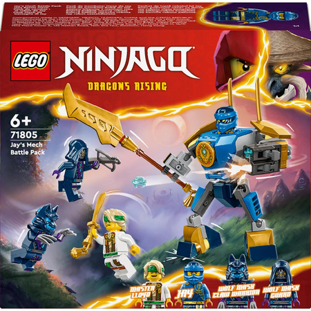 LEGO Ninjago Zestaw Bitewny Ruchomy Mech Jaya Robot 71805 Lloyd 4 Figurki