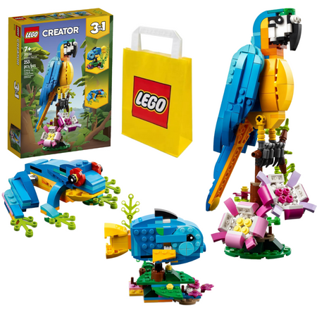 LEGO Creator 3 w 1 31136 Egzotyczna papuga 3w1