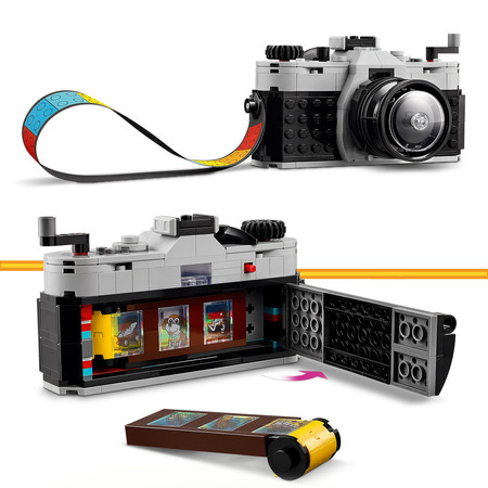LEGO Creator 3in1 31147 Kamera retro Aparat z Kliszą Zdjęcia Telewizor 3w1