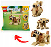 LEGO Creator 30666 Prezentowe zwierzęta Pies Niedźwiadek Wiewiórka