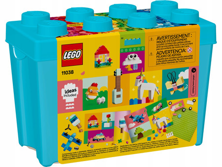 LEGO Classic 11038 Kreatywne pudełko z kolorowymi klockami