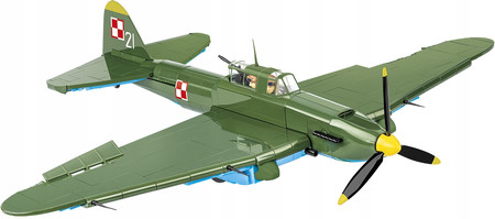 Cobi 5744 Polskie Klocki Wojskowe Model Samolot IL-2M3 Shturmovik II Wojna