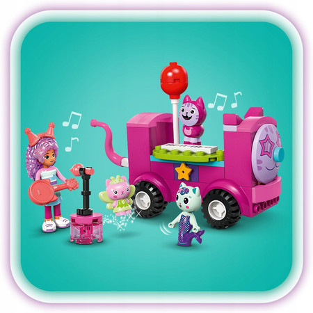 LEGO Koci Domek Gabi 10797 Sala Balowa Gabi Autobus Imprezowy Akcesoria