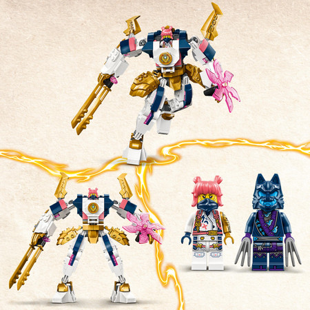LEGO Ninjago Ruchomy Mech Żywiołu Technologii Sory 71807 Sora i wojownik