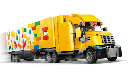 LEGO City 60440 Żółta Ciężarówka Dostawcza Samochód Wózek Widłowy 4 Figurki