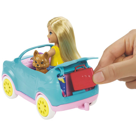 Lalka Barbie Chelsea Auto kamper kabriolet FXG90