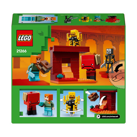 LEGO 21266 Minecraft Bitwa na moście Netheru mroczny szkielet Nowość