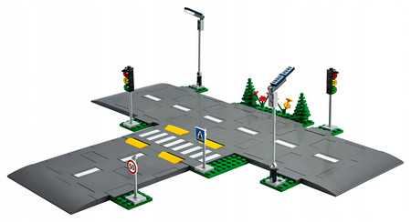LEGO City 60304 Płyty Drogowe Ulica Sygnalizacja Znaki