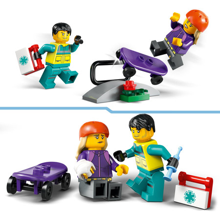 LEGO 60451 City - Karetka pogotowia Ambulans Miasto