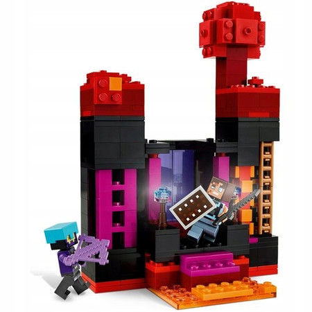 LEGO Minecraft 21279 Wieża Endermana lub Twierdze 2 w 1 Enderman