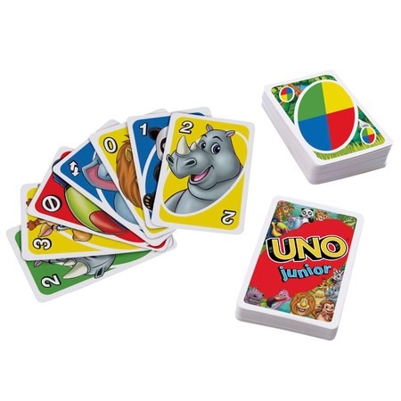 Gra karciana Mattel UNO Junior Karty do gry 2+ GKF04