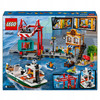 LEGO City 60422 Port Morski ze Statkiem Towarowym Statek Łódź