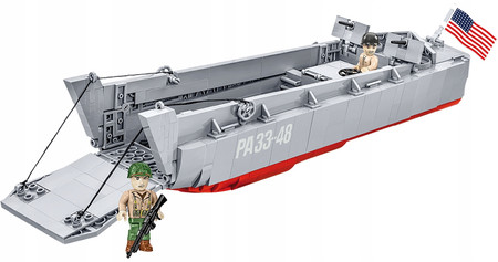 Klocki Wojskowe Cobi 4849 Model Łódź Higginsa 80 rocznica D-Day II Wojna