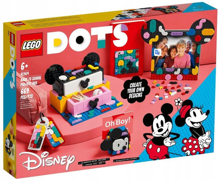 LEGO Dots 41964 Myszka Miki Myszka Minnie Zestaw Szkolny Kreatywne Pudełko