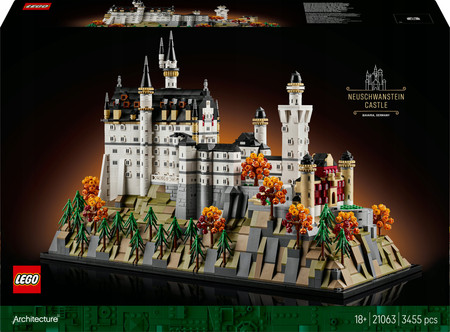 LEGO Architecture 21063 zestaw Kolekcjonerski Zamek Neuschwanstein
