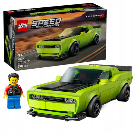 LEGO 77237 Speed Champions - Samochód sportowy Dodge Challenger SRT Hellcat